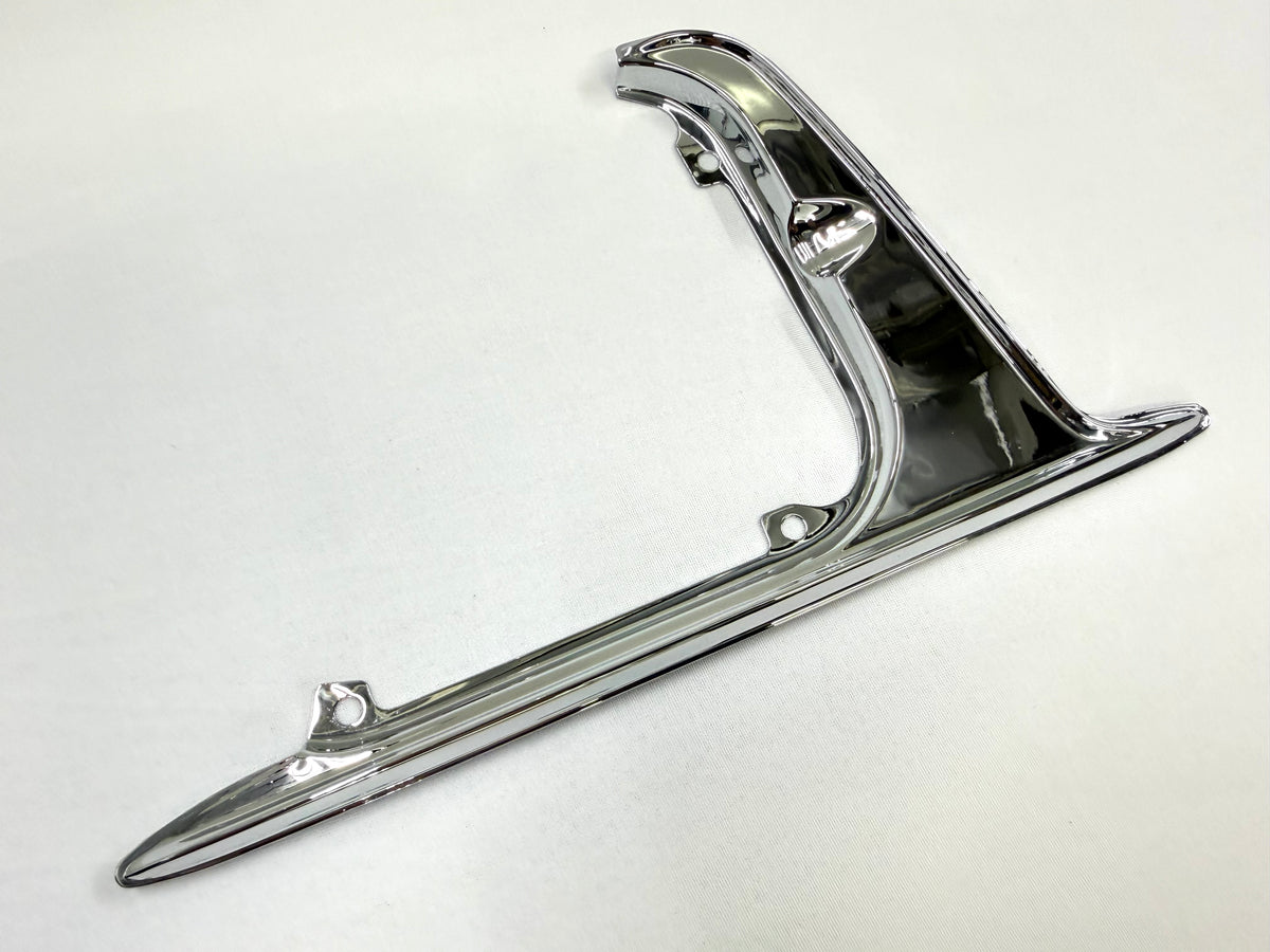 1961 CHEVROLET CHEVY IMPALA BEL AIR BISCAYNE GAS DOOR GUARD 1PC / STAINLESS STEEL [NEW][TRIPLE CHROME PLATED]