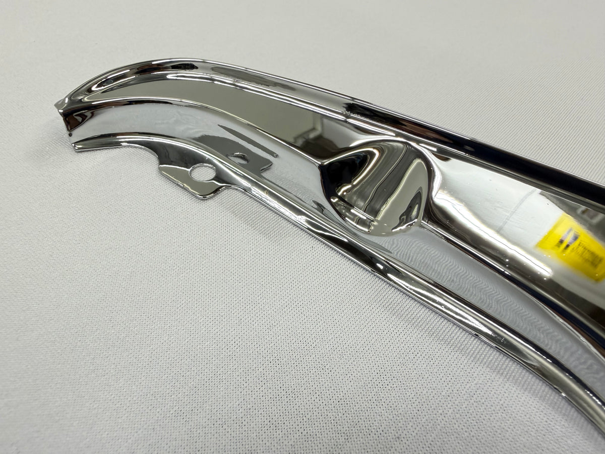 1961 CHEVROLET CHEVY IMPALA BEL AIR BISCAYNE GAS DOOR GUARD 1PC / STAINLESS STEEL [NEW][TRIPLE CHROME PLATED]