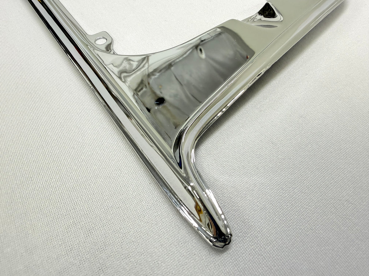 1961 CHEVROLET CHEVY IMPALA BEL AIR BISCAYNE GAS DOOR GUARD 1PC / STAINLESS STEEL [NEW][TRIPLE CHROME PLATED]