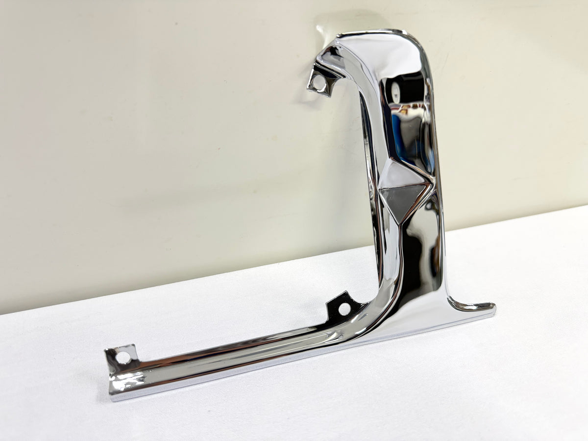 1962-1963 CHEVROLET CHEVY IMPALA BEL AIR BISCAYNE GAS DOOR GUARD 1PC / STAINLESS STEEL [NEW][TRIPLE CHROME PLATED]