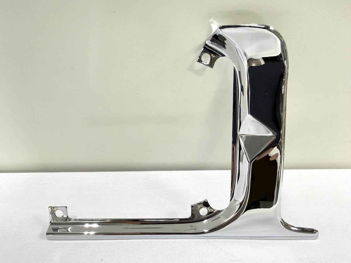 1962-1963 CHEVROLET CHEVY IMPALA BEL AIR BISCAYNE GAS DOOR GUARD 1PC / STAINLESS STEEL [NEW][TRIPLE CHROME PLATED]