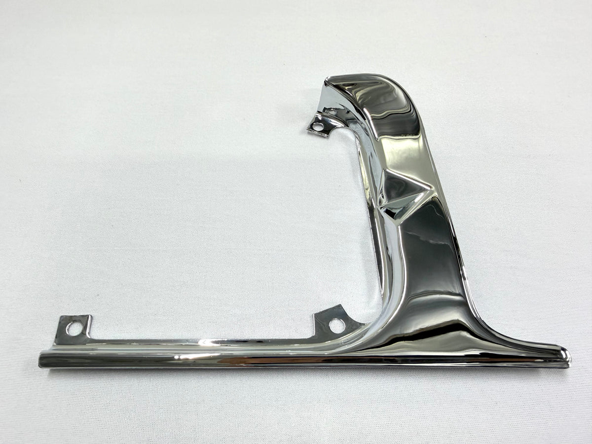 1962-1963 CHEVROLET CHEVY IMPALA BEL AIR BISCAYNE GAS DOOR GUARD 1PC / STAINLESS STEEL [NEW][TRIPLE CHROME PLATED]
