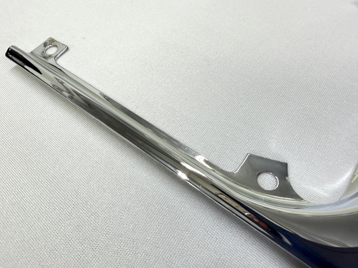 1962-1963 CHEVROLET CHEVY IMPALA BEL AIR BISCAYNE GAS DOOR GUARD 1PC / STAINLESS STEEL [NEW][TRIPLE CHROME PLATED]