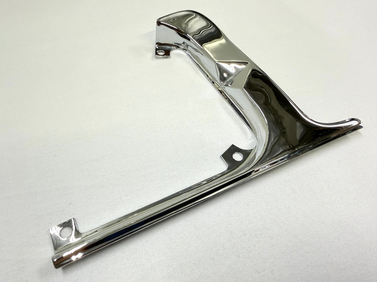 1962-1963 CHEVROLET CHEVY IMPALA BEL AIR BISCAYNE GAS DOOR GUARD 1PC / STAINLESS STEEL [NEW][TRIPLE CHROME PLATED]