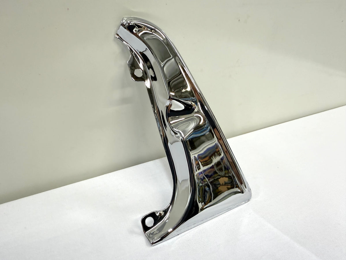 1964 CHEVROLET CHEVY IMPALA BEL AIR BISCAYNE STANDARD (NON SS) GAS DOOR GUARD 1PC / STAINLESS STEEL [NEW][TRIPLE CHROME PLATED]