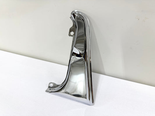 1964 CHEVROLET CHEVY IMPALA BEL AIR BISCAYNE STANDARD (NON SS) GAS DOOR GUARD 1PC / STAINLESS STEEL [NEW][TRIPLE CHROME PLATED]
