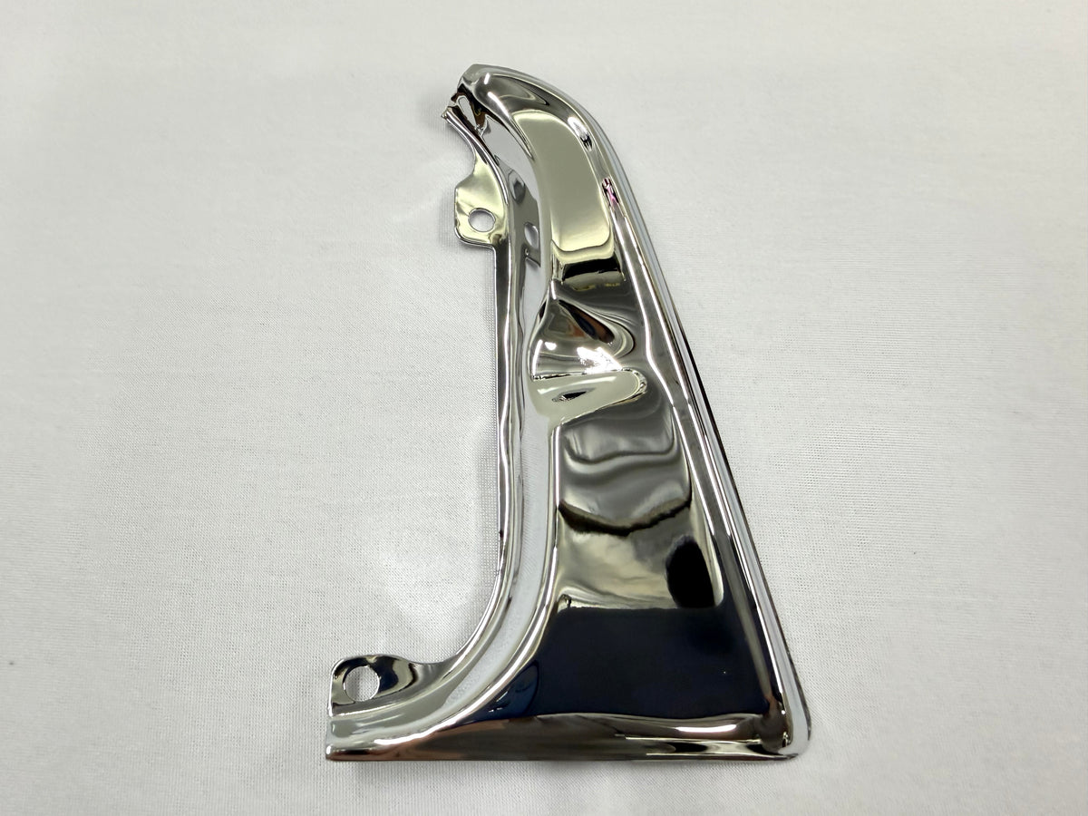 1964 CHEVROLET CHEVY IMPALA BEL AIR BISCAYNE STANDARD (NON SS) GAS DOOR GUARD 1PC / STAINLESS STEEL [NEW][TRIPLE CHROME PLATED]