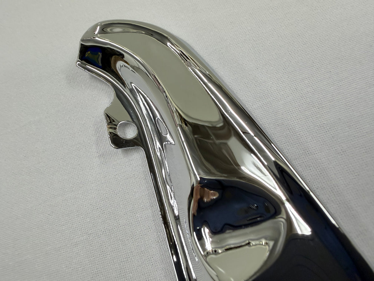 1964 CHEVROLET CHEVY IMPALA SUPER SPORT SS GAS DOOR GUARD 1PC / STAINLESS STEEL [NEW][TRIPLE CHROME PLATED]