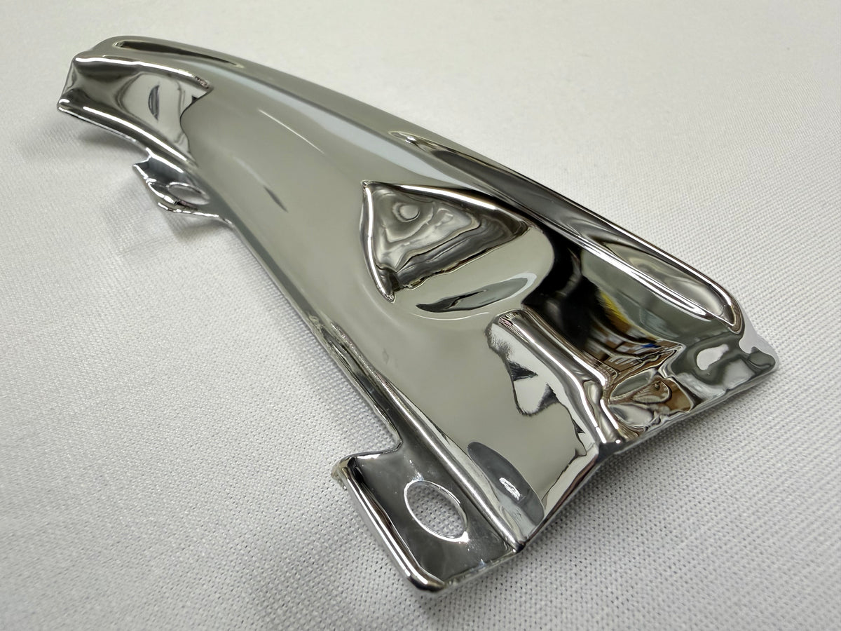 1964 CHEVROLET CHEVY IMPALA SUPER SPORT SS GAS DOOR GUARD 1PC / STAINLESS STEEL [NEW][TRIPLE CHROME PLATED]