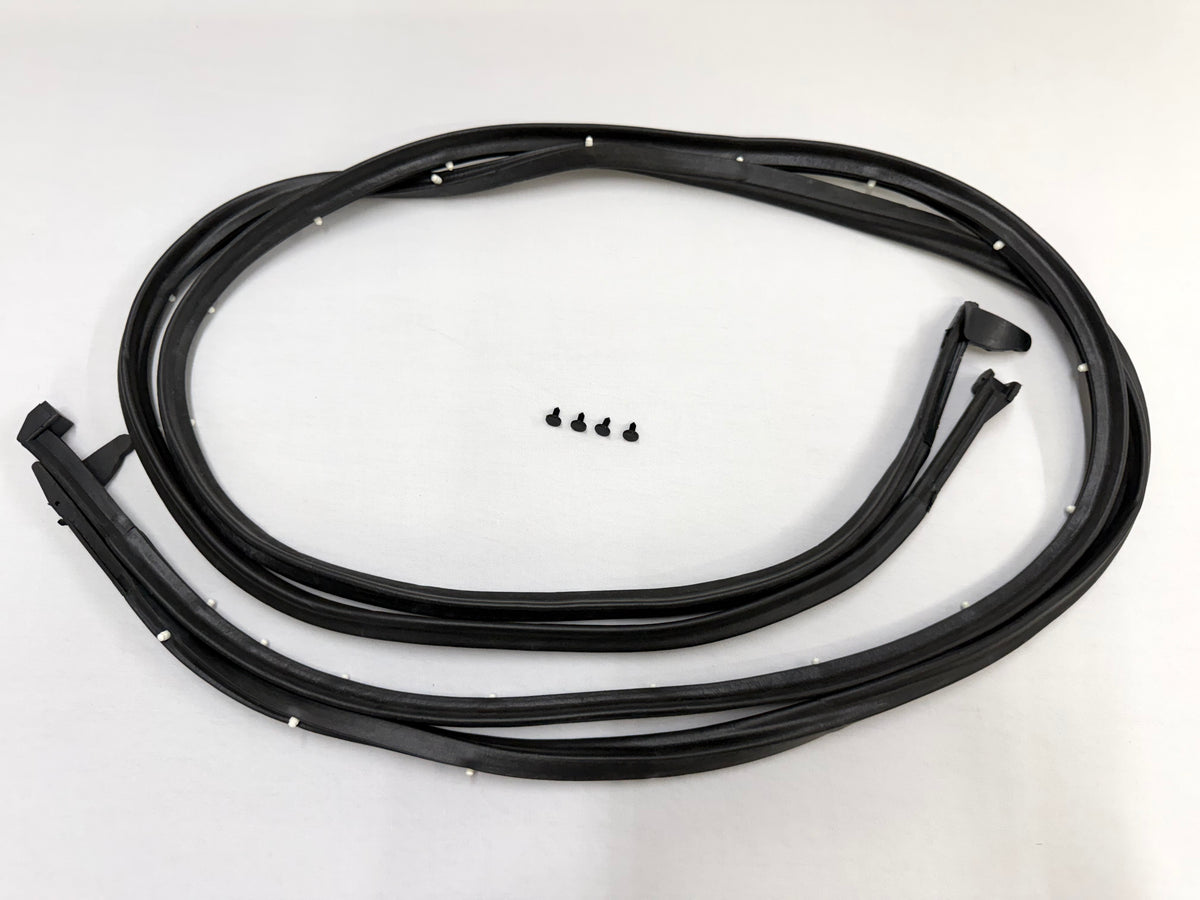 1963-1964 CHEVROLET IMPALA 2 DOOR HARDTOP or CONVERTIBLE DOOR FRAME WEATHERSTRIPS RUBBERS SEALS 1PAIR / BEL AIR BISCAYNE PONTIAC BUICK CADILLAC OLDSMOBILE