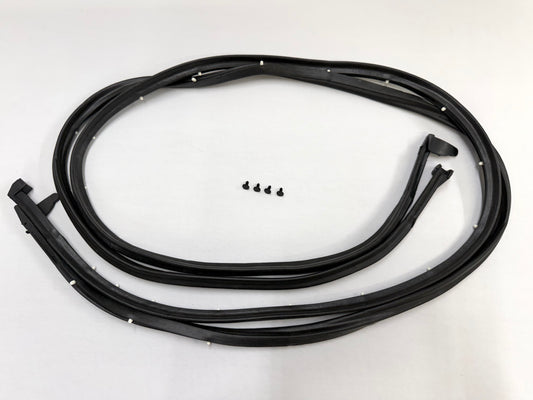 1963-1964 CHEVROLET IMPALA 2 DOOR HARDTOP or CONVERTIBLE DOOR FRAME WEATHERSTRIPS RUBBERS SEALS 1PAIR / BEL AIR BISCAYNE PONTIAC BUICK CADILLAC OLDSMOBILE