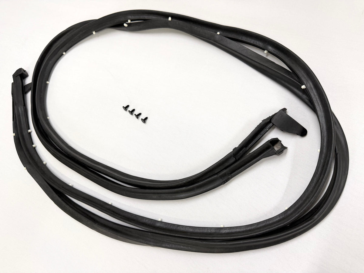 1963-1964 CHEVROLET IMPALA 2 DOOR HARDTOP or CONVERTIBLE DOOR FRAME WEATHERSTRIPS RUBBERS SEALS 1PAIR / BEL AIR BISCAYNE PONTIAC BUICK CADILLAC OLDSMOBILE