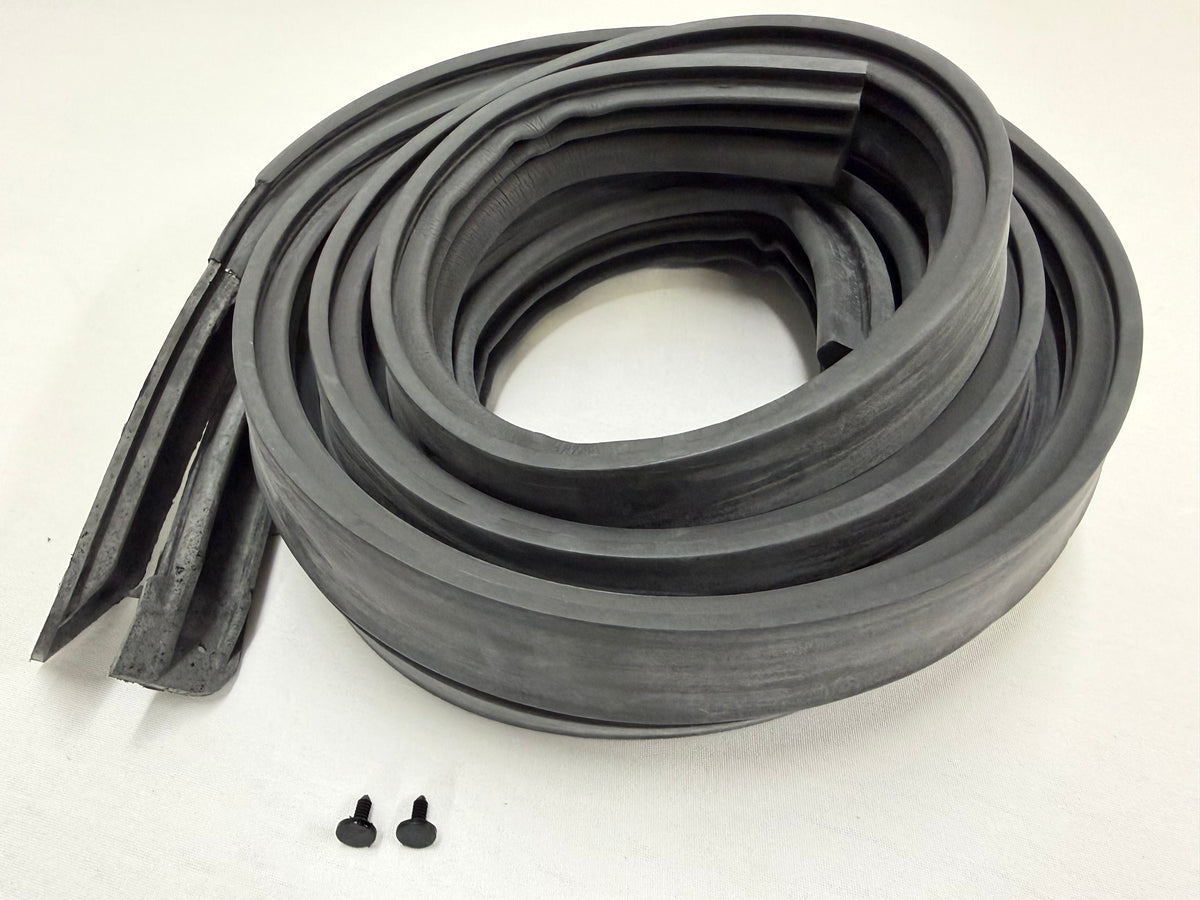 1962 CHEVROLET CHEVY IMPALA / BUICK PONTIAC OLDSMOBILE 2 DOOR HARDTOP ROOF RAIL WEATHERSTRIPS RUBBERS SEALS 1PAIR [NEW]