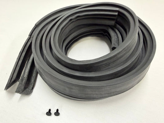 1962 CHEVROLET CHEVY IMPALA / BUICK PONTIAC OLDSMOBILE 2 DOOR HARDTOP ROOF RAIL WEATHERSTRIPS RUBBERS SEALS 1PAIR [NEW]