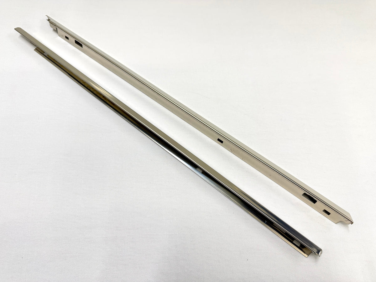 1962-64 CHEVY CHEVROLET IMPALA 2 DOOR EXTERIOR QUARTER BELT LINE REVEAL MOLDINGS 1PAIR / STAINLESS STEEL / BELT QUARTER WINDOW TRIMS
