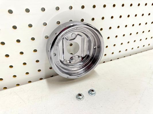 1960 CHEVY IMPALA BEL AIR BISCAYNE TAIL LAMP BASE , TAILLAMP BEZEL TAIL LIGHT HOUSING 1PC / IMPORT CHROME [NEW]