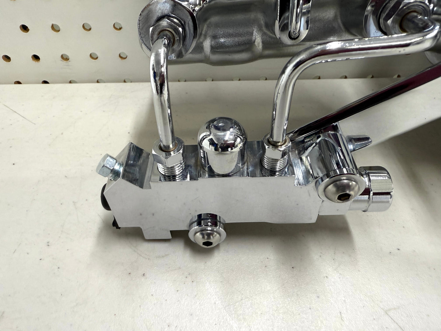 1958-1964 CHEVY FULL-SIZE / IMPALA 8" POWER BRAKE DUAL BOOSTER MASTER CONVERSION KIT (FOR DISC & DISC BRAKE) / CHROME FINISH