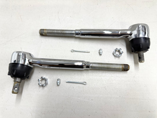 1955-1957 GM CHEVY BEL AIR / FULL SIZE STANDARD INNER TIE ROD ENDS 1PAIR [NEW] / TRIPLE CHROME PLATED