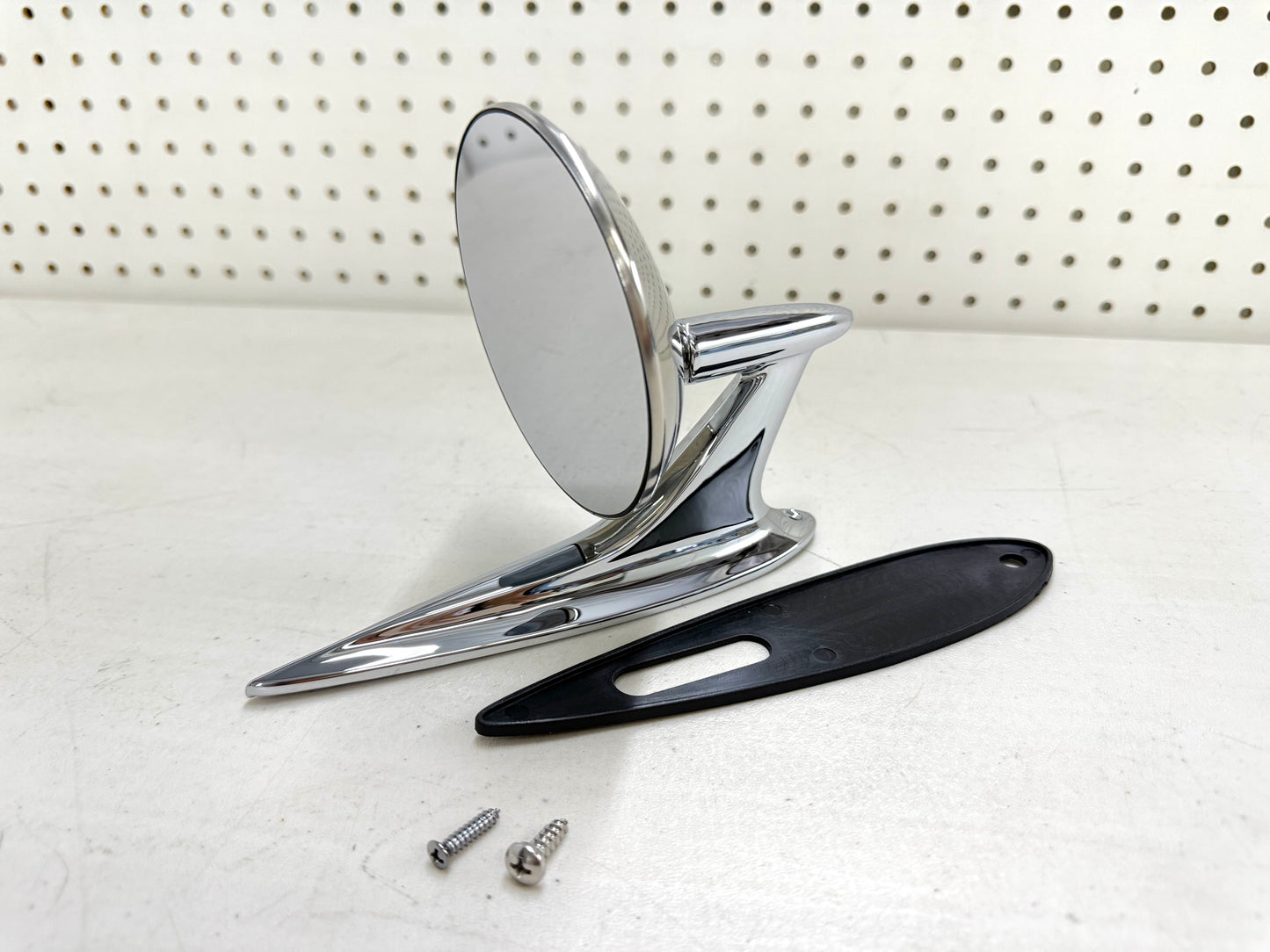 1958 CHEVY IMPALA BEL AIR BISCAYNE / FULL SIZE OUTSIDE EXTERIOR CHROME DOOR MIRROR 1PC LH OR RH [NEW]