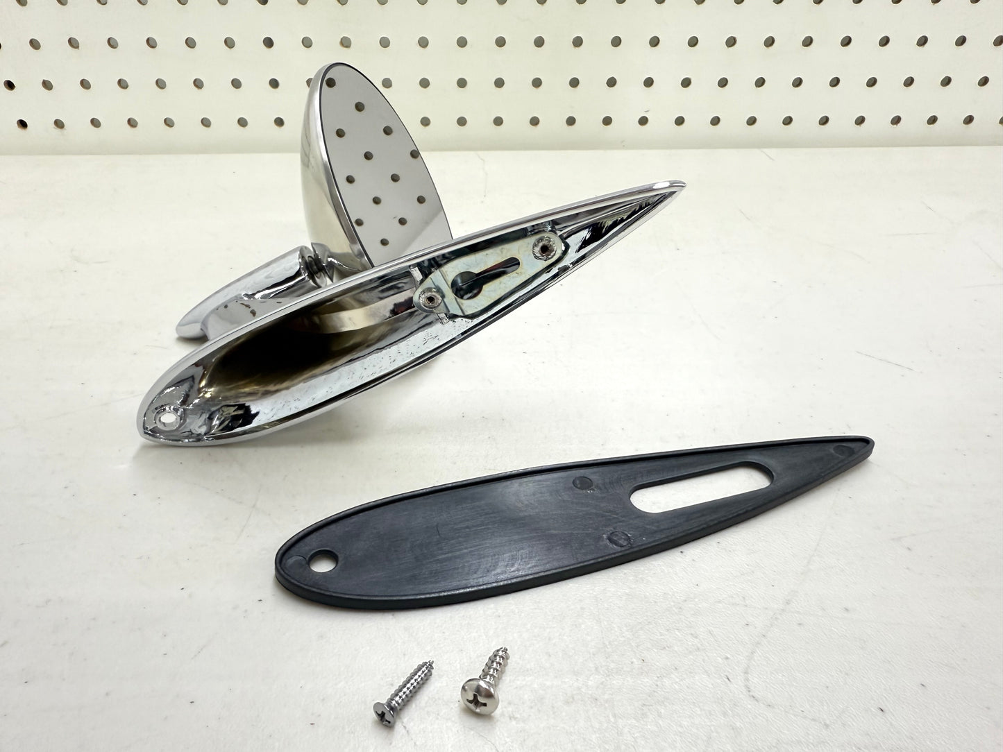 1958 CHEVY IMPALA BEL AIR BISCAYNE / FULL SIZE OUTSIDE EXTERIOR CHROME DOOR MIRROR 1PC LH OR RH [NEW]
