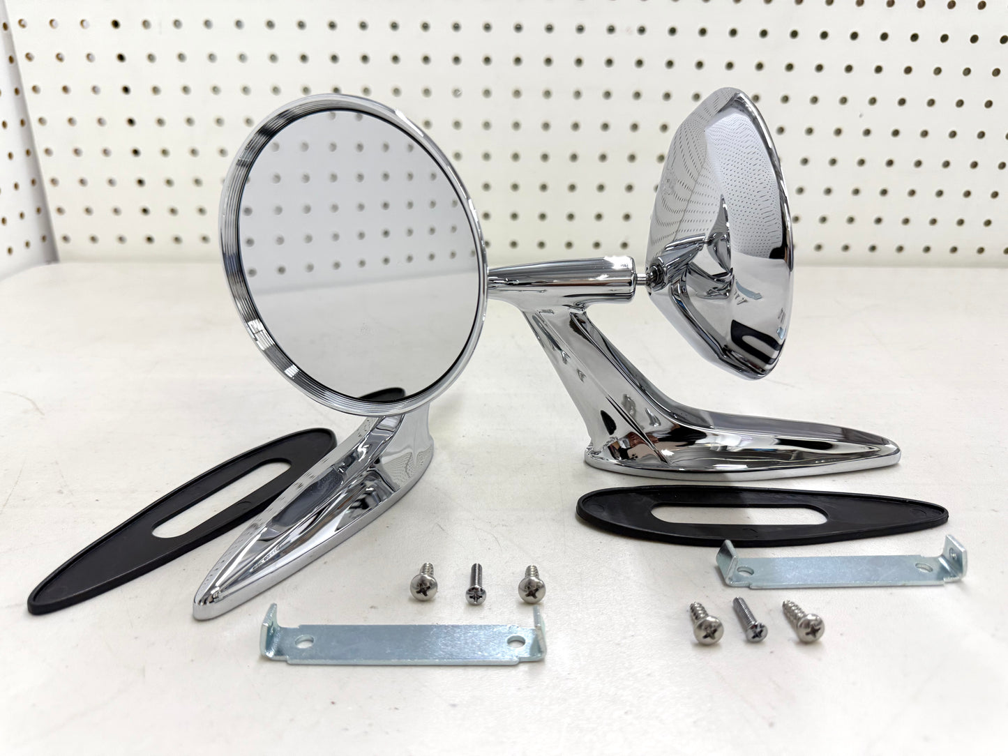 1959-60 CHEVY IMPALA BEL AIR BISCAYNE / FULL SIZE OUTSIDE EXTERIOR CHROME DOOR MIRROR 1SET LH/RH [NEW]