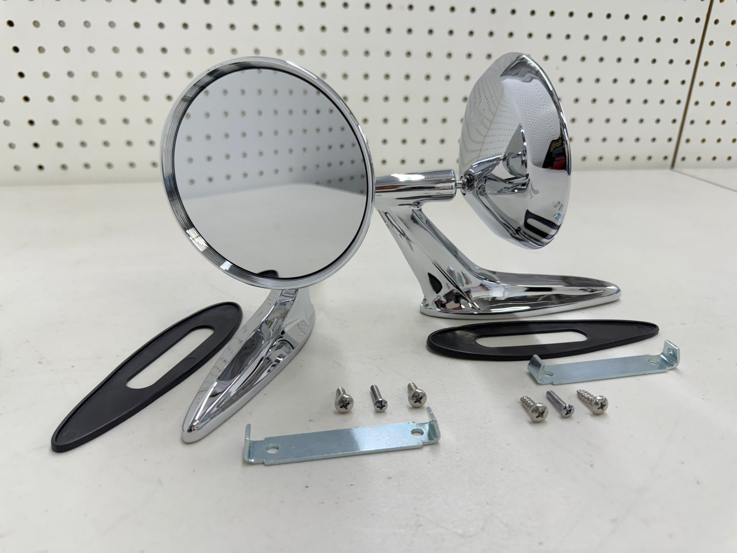 1959-60 CHEVY IMPALA BEL AIR BISCAYNE / FULL SIZE OUTSIDE EXTERIOR CHROME DOOR MIRROR 1SET LH/RH [NEW]