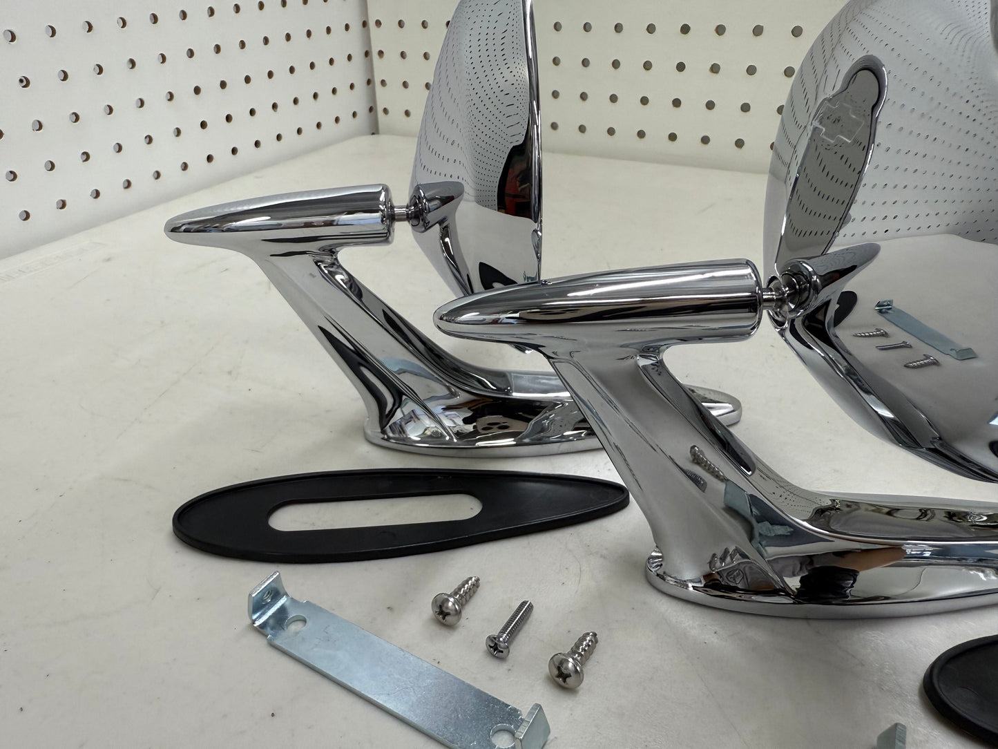 1959-60 CHEVY IMPALA BEL AIR BISCAYNE / FULL SIZE OUTSIDE EXTERIOR CHROME DOOR MIRROR 1SET LH/RH [NEW]
