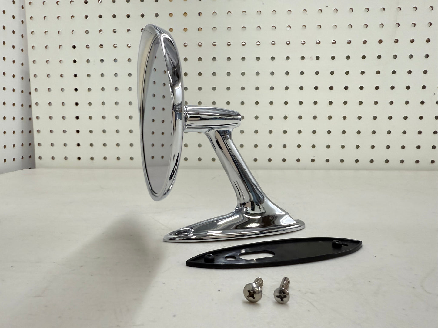 1961-62 CHEVY IMPALA BEL AIR BISCAYNE / FULL SIZE OUTSIDE EXTERIOR CHROME DOOR MIRROR 1PC LH OR RH [NEW]