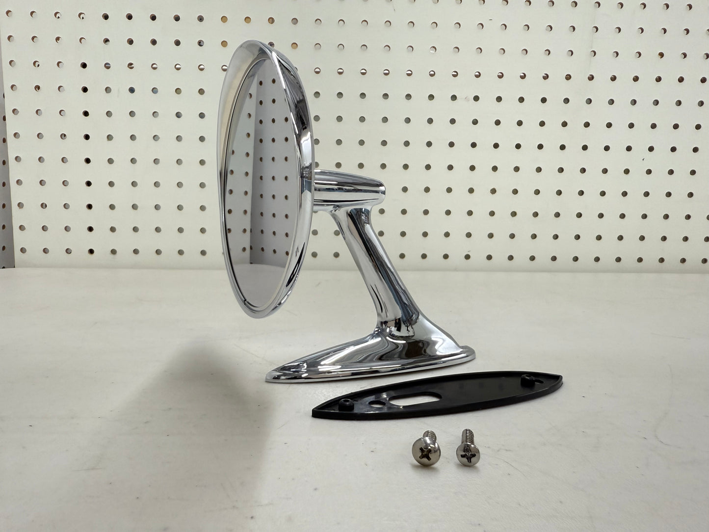 1961-62 CHEVY IMPALA BEL AIR BISCAYNE / FULL SIZE OUTSIDE EXTERIOR CHROME DOOR MIRROR 1PC LH OR RH [NEW]