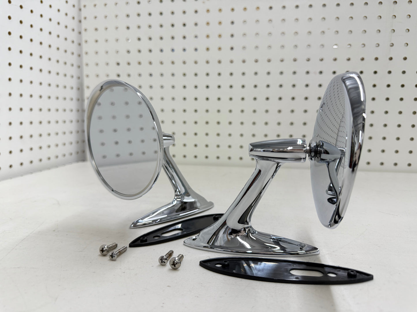 1961-62 CHEVY IMPALA BEL AIR BISCAYNE / FULL SIZE OUTSIDE EXTERIOR CHROME DOOR MIRROR 1SET LH/RH [NEW]