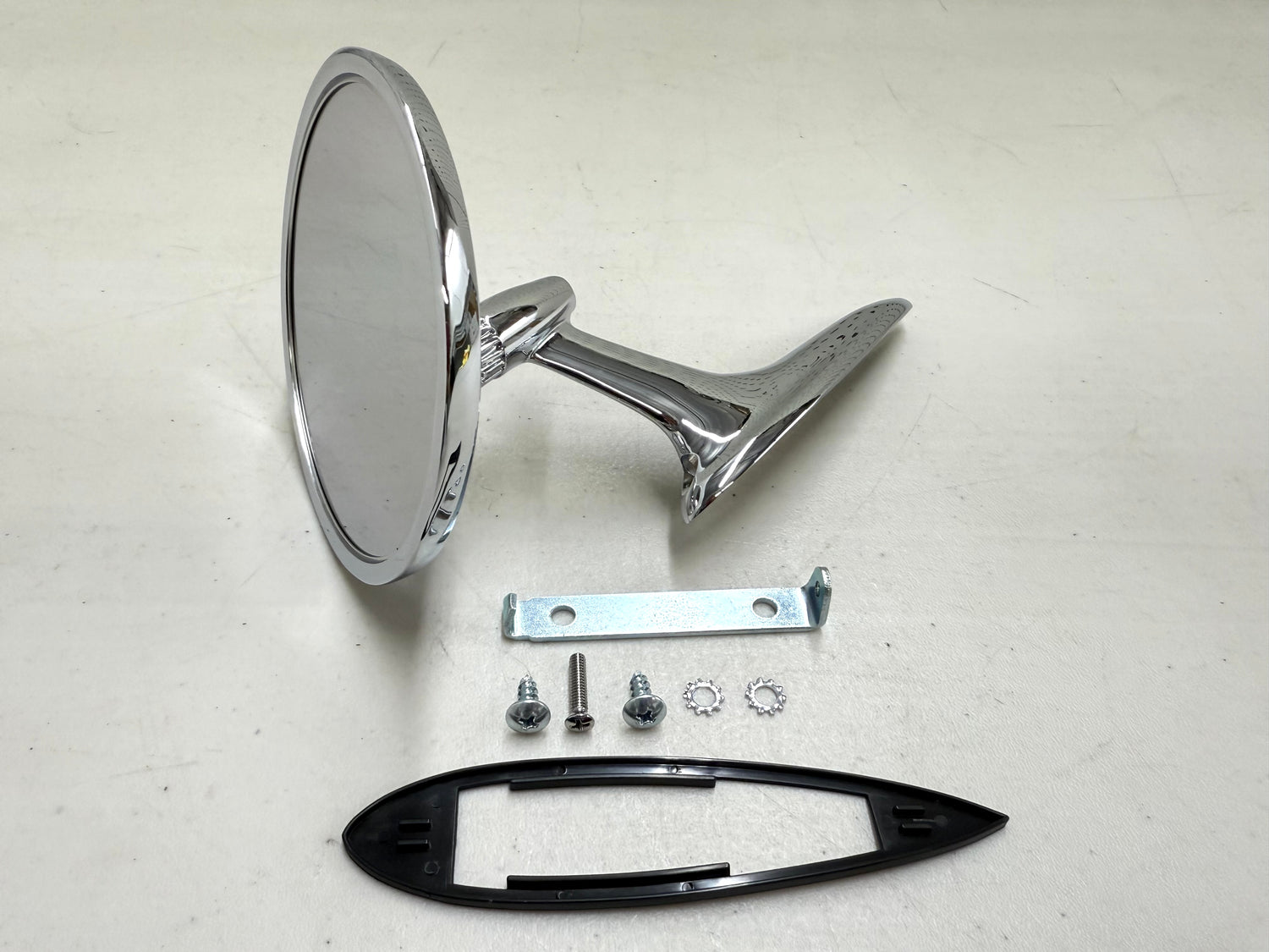 1963-64 CHEVY IMPALA BEL AIR BISCAYNE / FULL SIZE OUTSIDE EXTERIOR CHROME DOOR MIRROR 1PC LH OR RH [NEW]