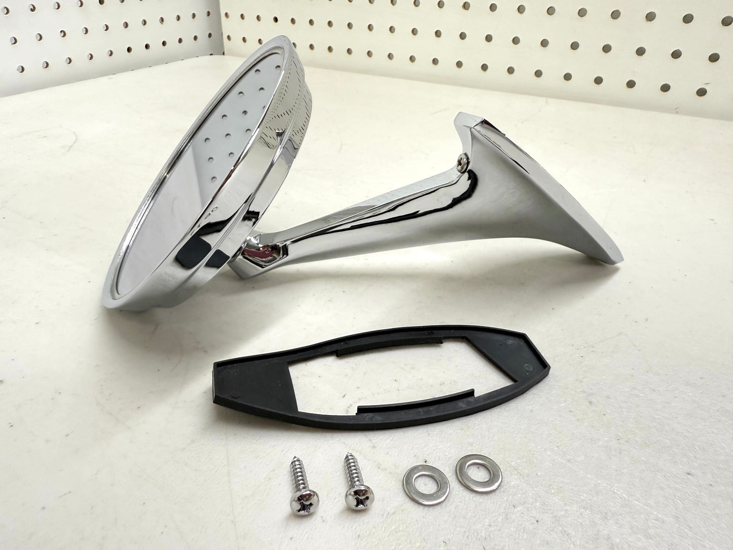 1965-66 CHEVY IMPALA BEL AIR BISCAYNE CAPRICE / FULL SIZE OUTSIDE EXTERIOR CHROME DOOR MIRROR 1PC RH Passenger Side [NEW]
