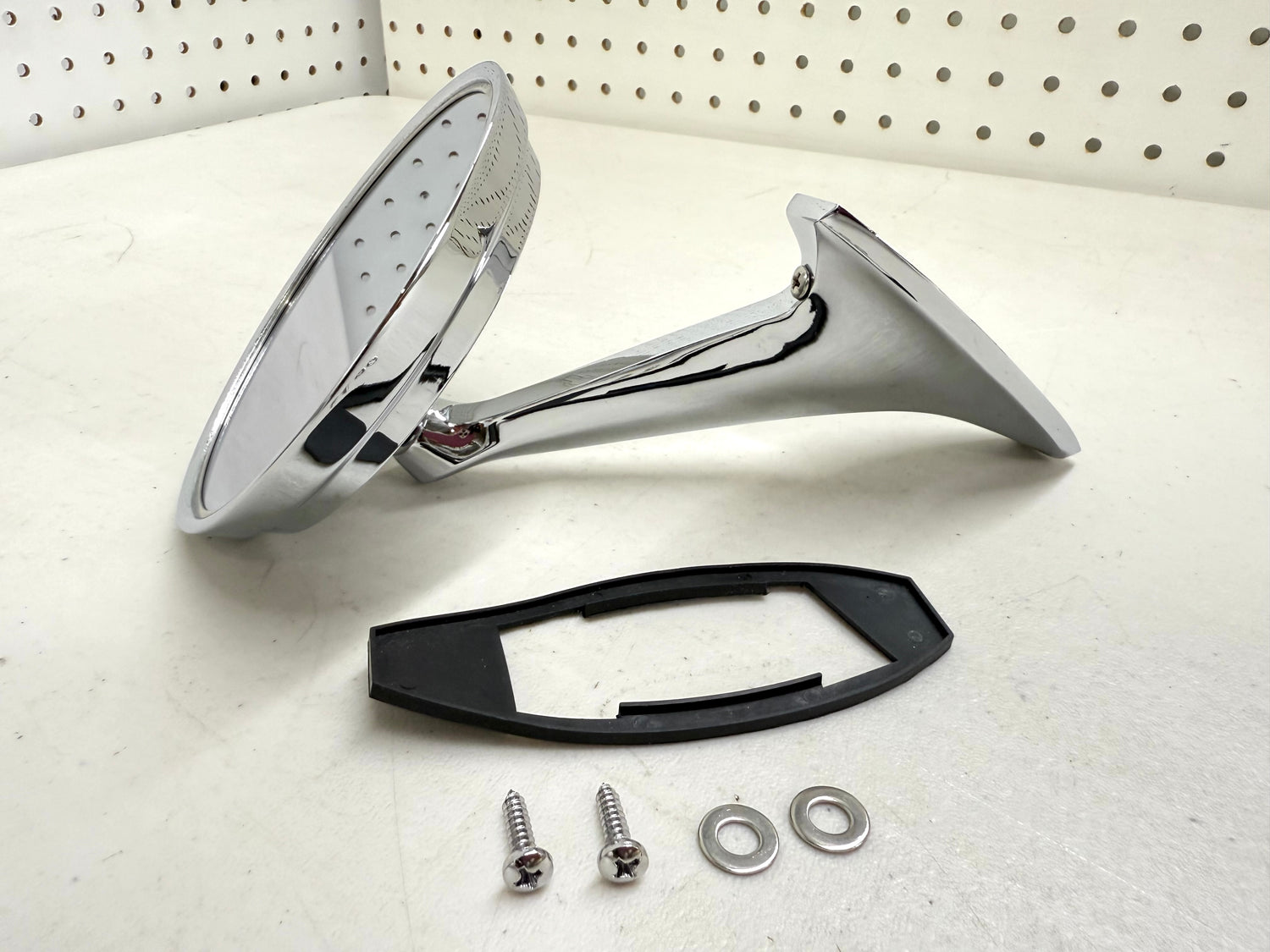 1965-66 CHEVY IMPALA BEL AIR BISCAYNE CAPRICE / FULL SIZE OUTSIDE EXTERIOR CHROME DOOR MIRROR 1PC RH Passenger Side [NEW]