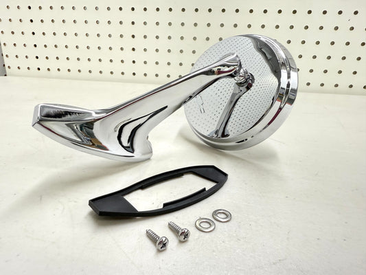 1965-66 CHEVY IMPALA BEL AIR BISCAYNE CAPRICE / FULL SIZE OUTSIDE EXTERIOR CHROME DOOR MIRROR 1PC RH Passenger Side [NEW]