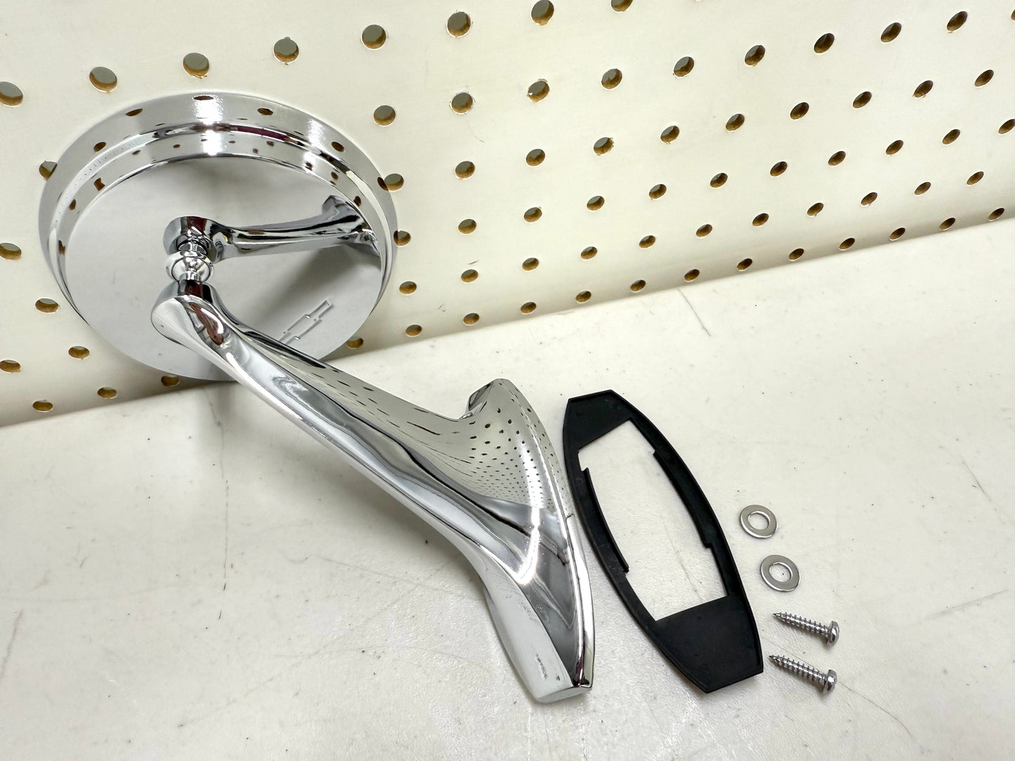 1965-66 CHEVY IMPALA BEL AIR BISCAYNE CAPRICE / FULL SIZE OUTSIDE EXTERIOR CHROME DOOR MIRROR 1PC RH Passenger Side [NEW]