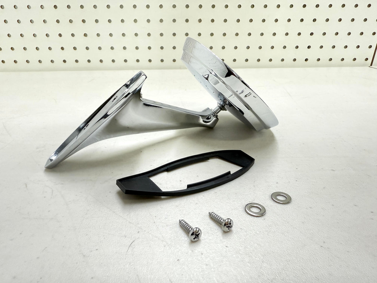 1965-66 CHEVY IMPALA BEL AIR BISCAYNE CAPRICE / FULL SIZE OUTSIDE EXTERIOR CHROME DOOR MIRROR 1PC LH Driver Side [NEW]