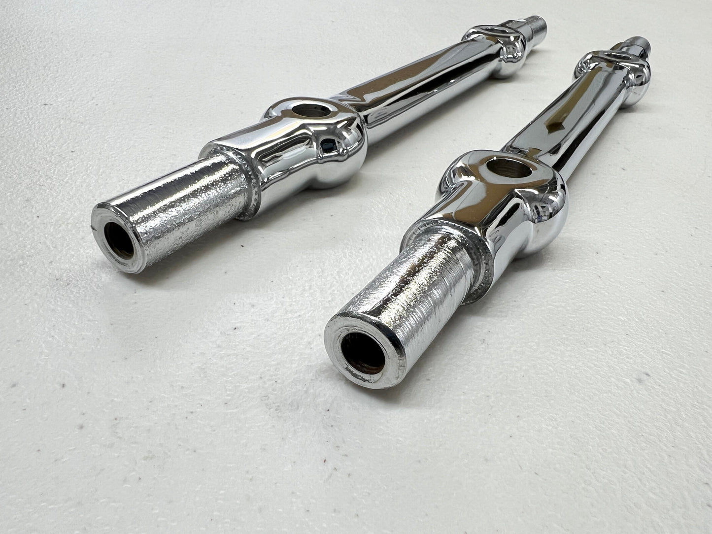 1965-1970 CHEVY IMPALA BEL AIR BISCAYNE UPPER CONTROL ARM SHAFTS 1PAIR [ORIGINAL / OEM] [CHROME FINISH]