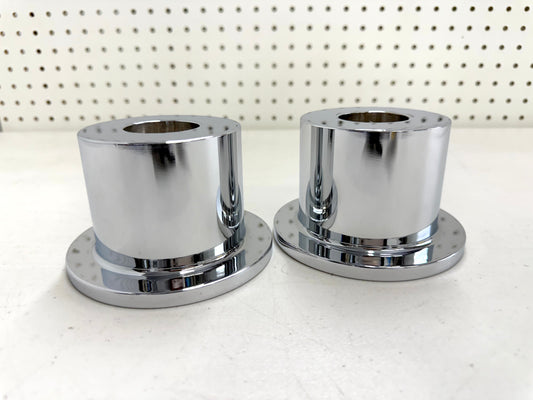 SUPER DEEP REVERSE CUPS (PAIR) / CHROME FINISH [LOWRIDER HYDRAULICS]