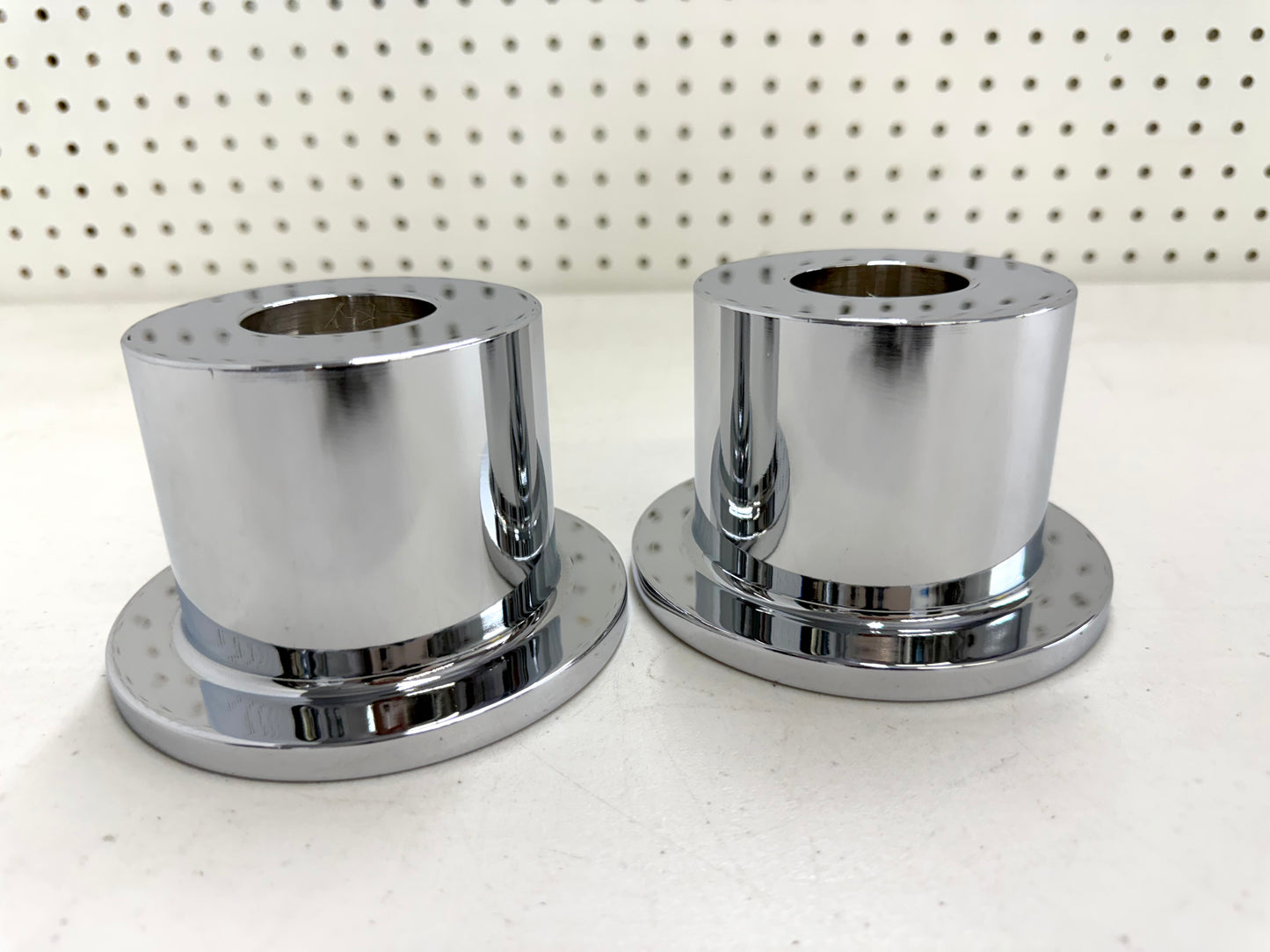 SUPER DEEP REVERSE CUPS (PAIR) / CHROME FINISH [LOWRIDER HYDRAULICS]