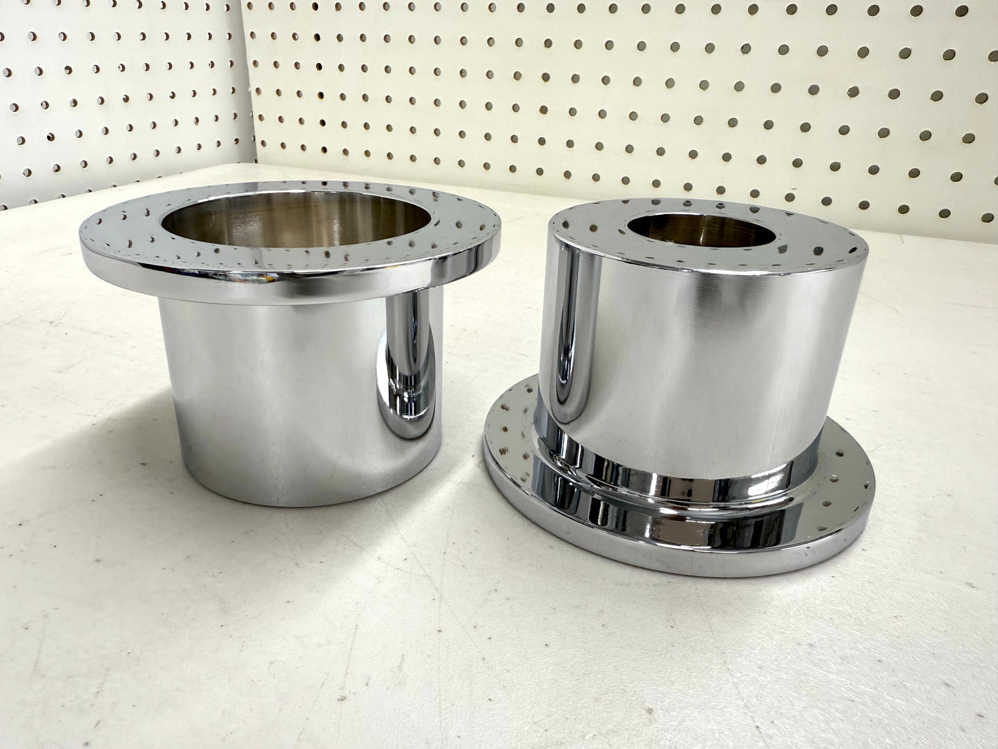 SUPER DEEP REVERSE CUPS (PAIR) / CHROME FINISH [LOWRIDER HYDRAULICS]