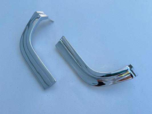 1963 CHEVY IMPALA UPPER EYEBROW MOLDINGS PAIR (CHROME FINISH) / FULLSIZE BELAIR BISCAYNE