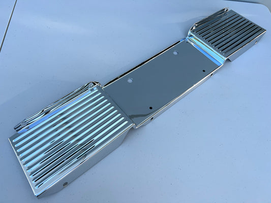 1962 CHEVROLET IMPALA , FULL-SIZE PASSENGER CAR REAR LICENSE PLATE PANEL  [NEW] [CHROME FINISH]