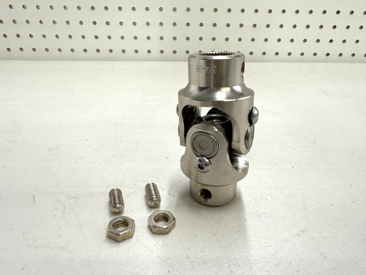 SET SCREW STYLE STEERING U-JOINT 3/4-36 SPLINE X 3/4-36 SPLINE