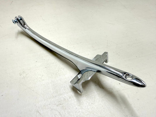 1961-1964 CHEVY FULL-SIZE / IMPALA , BEL AIR , BISCAYNE HARDTOP CHROME INTERIOR REAR VIEW MIRROR BRACKET [NEW]