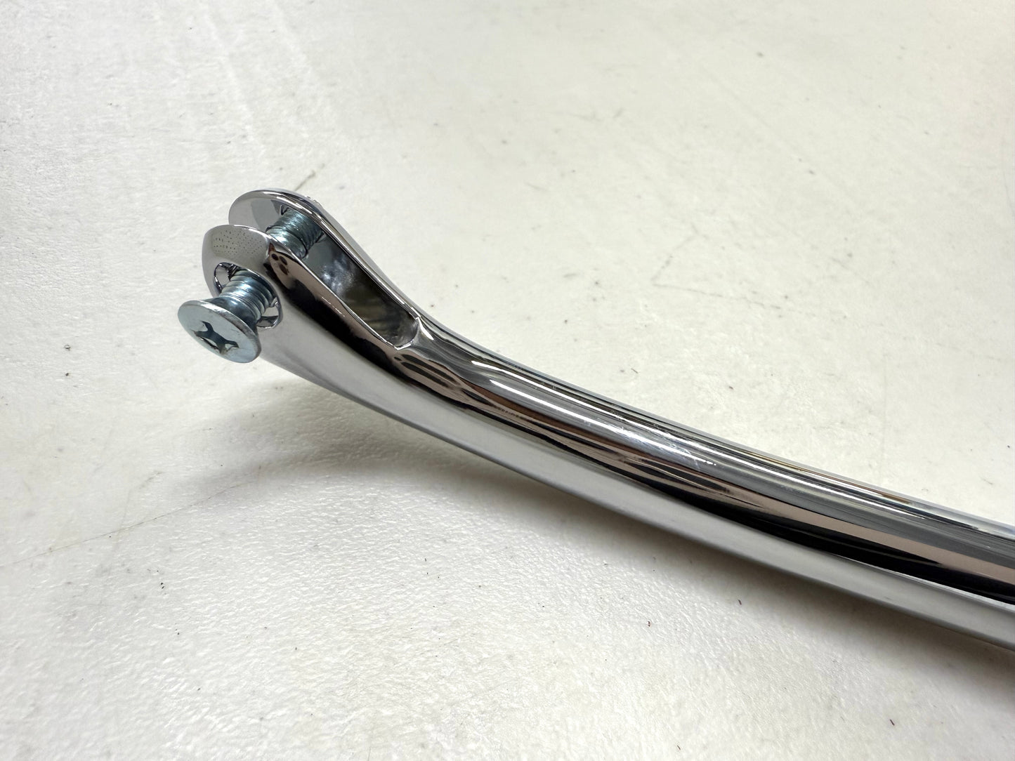 1961-1964 CHEVY FULL-SIZE / IMPALA , BEL AIR , BISCAYNE HARDTOP CHROME INTERIOR REAR VIEW MIRROR BRACKET [NEW]