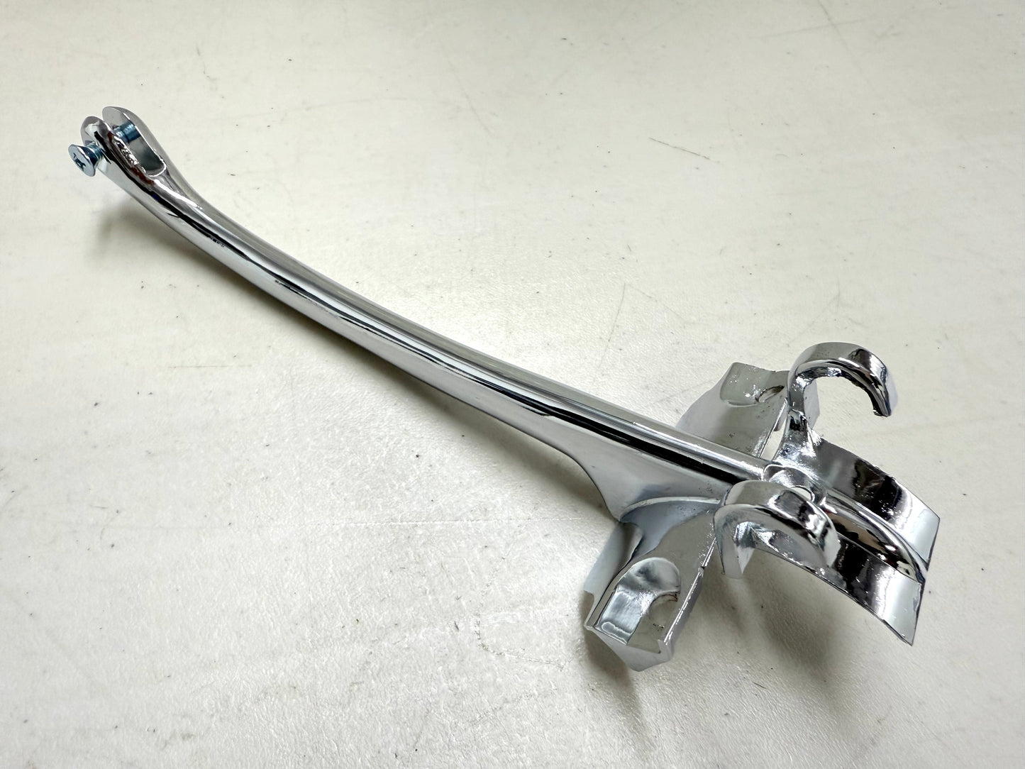 1961-1962 CHEVY IMPALA CONVERTIBLE CHROME INTERIOR REAR VIEW MIRROR BRACKET [NEW]