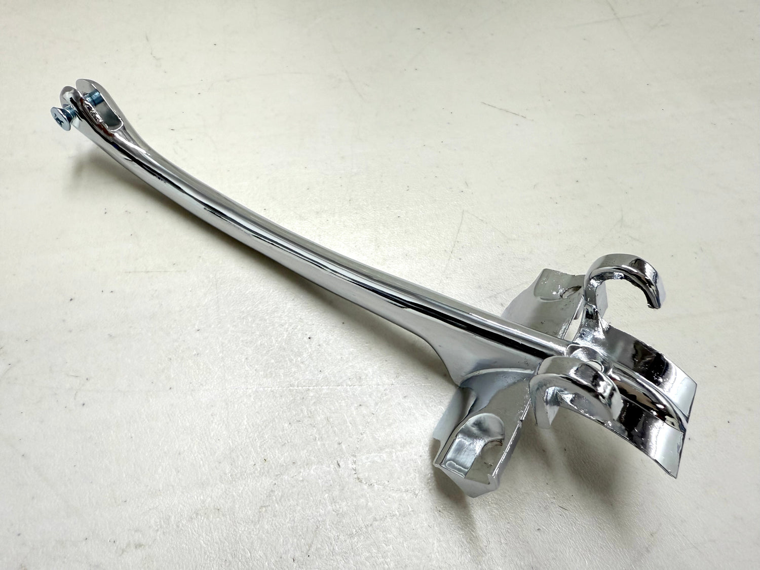 1961-1962 CHEVY IMPALA CONVERTIBLE CHROME INTERIOR REAR VIEW MIRROR BRACKET [NEW]