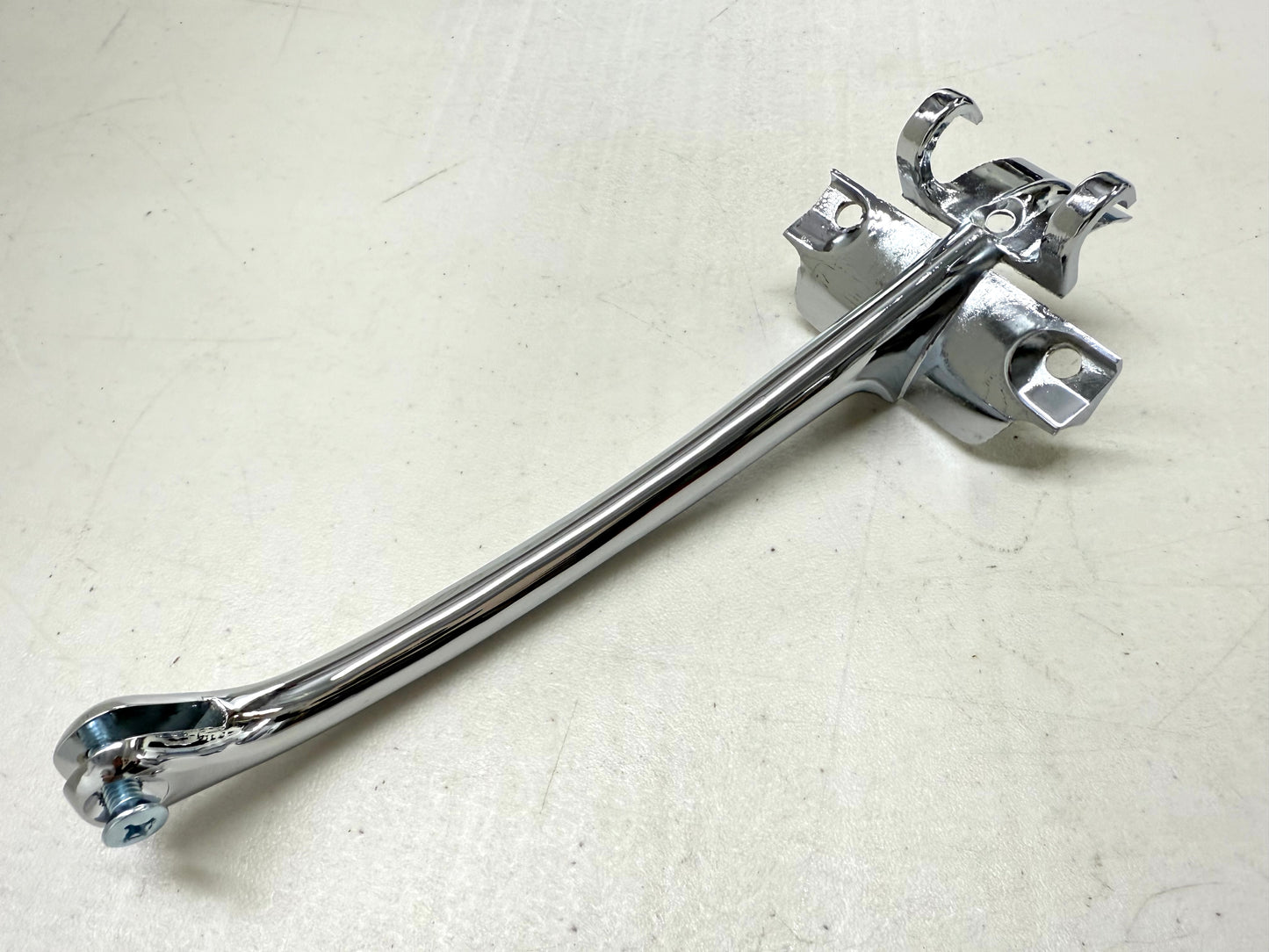 1961-1962 CHEVY IMPALA CONVERTIBLE CHROME INTERIOR REAR VIEW MIRROR BRACKET [NEW]