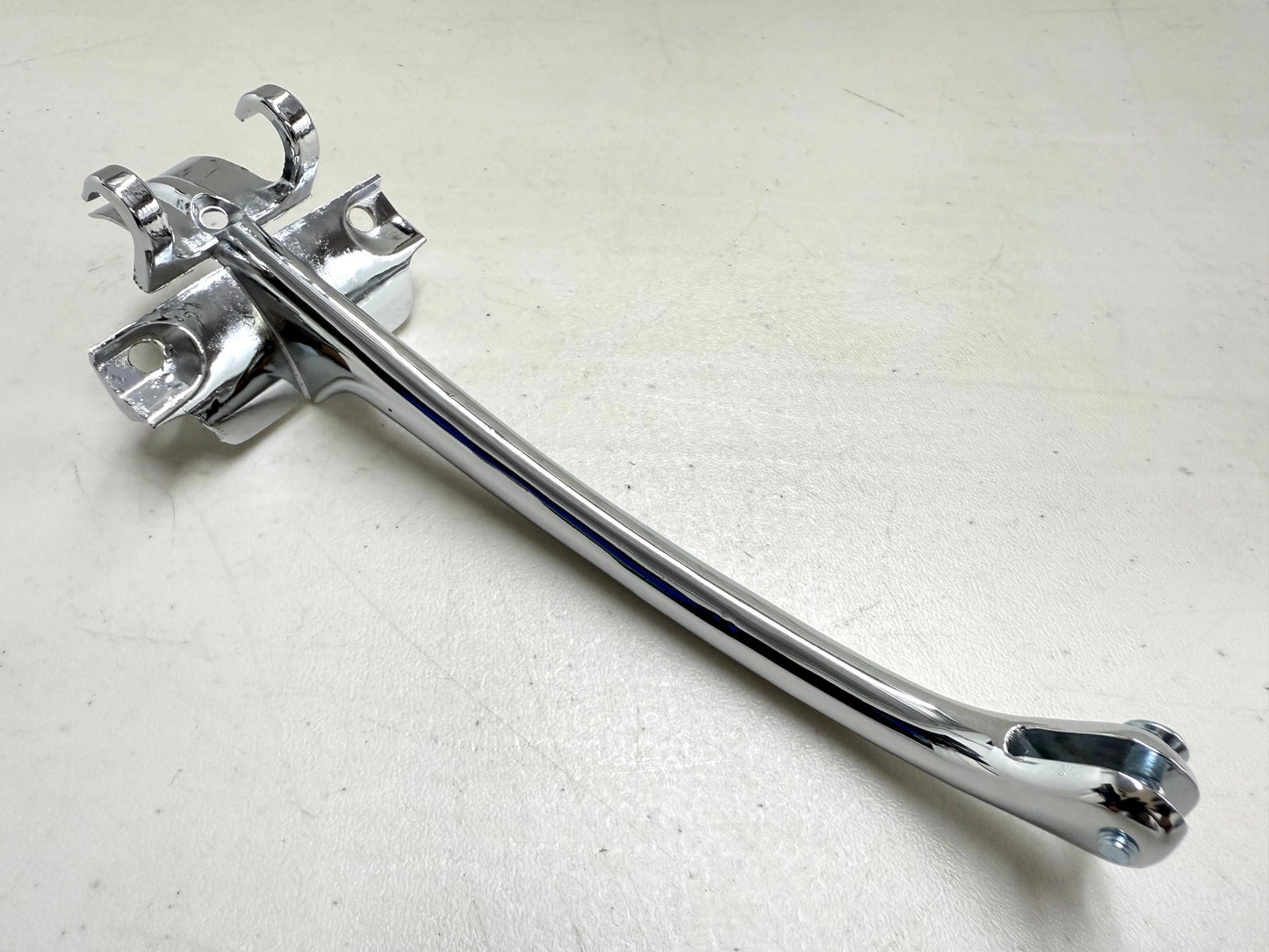 1961-1962 CHEVY IMPALA CONVERTIBLE CHROME INTERIOR REAR VIEW MIRROR BRACKET [NEW]