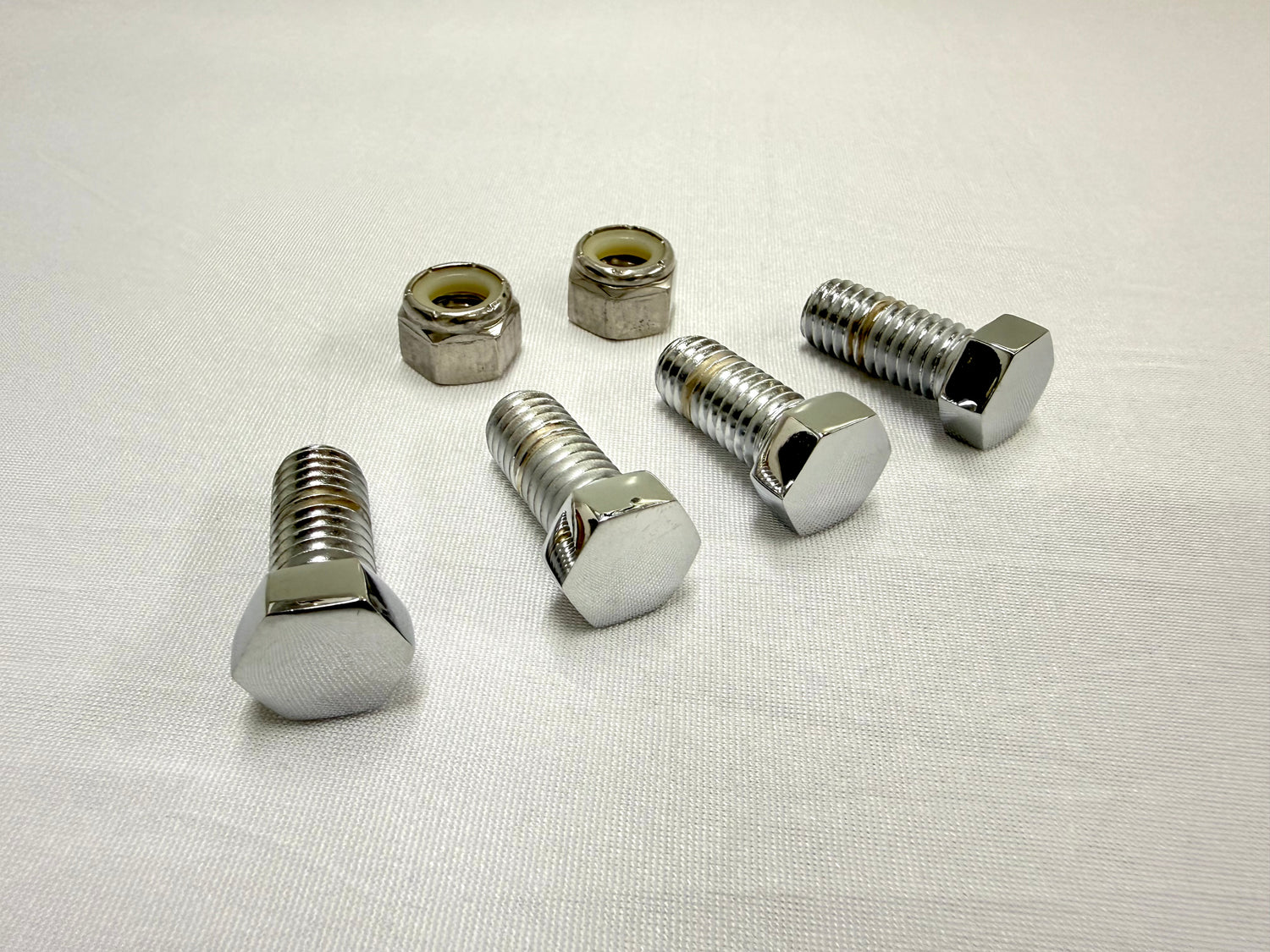 1961-64 CHEVY IMPALA BEL AIR BISCAYNE FRONT BUMPER TUBULAR BRACE HARDWARE SET / [SHOW CHROME FINISH] [NEW]